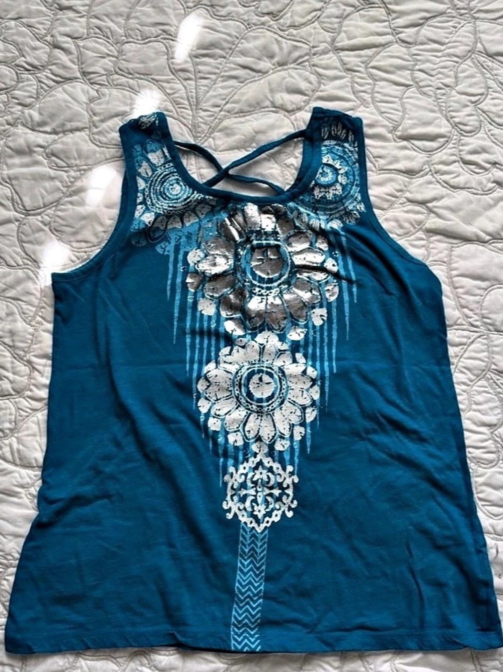 Arizona Blue Graphic Tank Top Kids 14-16